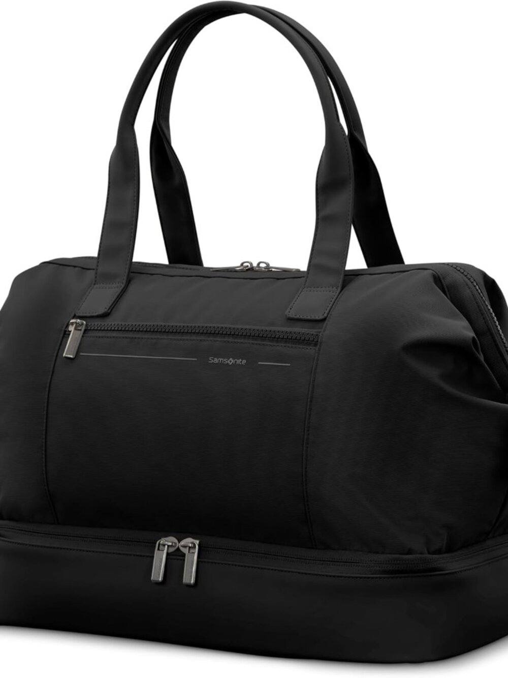 Better Than Basics Weekender Duffle – Drop Bottom Travel Bag with 14” Laptop Com